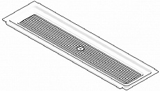 Поддон для сушки 500/440х230х16мм (пластик) (пакет)