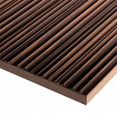 Плита МДФ Wave декоративная Ebony 3000х1200х21мм (МДФ 15мм), PLUS