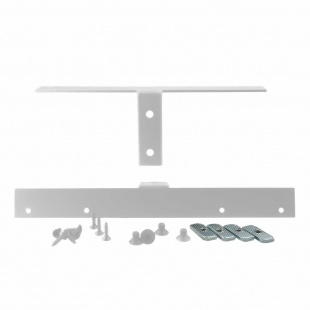 Держатель для деревянных полок (пара) L=240мм, белый