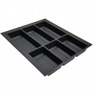 Лоток для столовых приборов Agoform Classico 450мм для Legrabox черный  Globe soft Touch